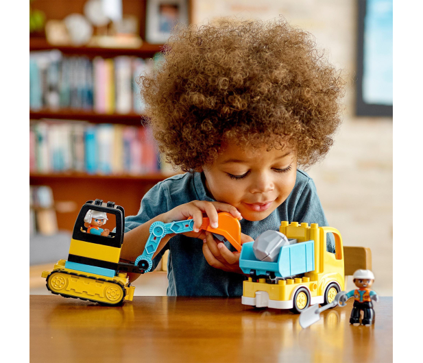 LEGO DUPLO 10931 Ciężarówka i koparka gąsienicowa - 562870 - zdjęcie 14